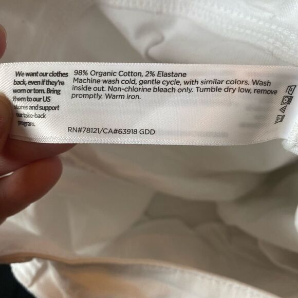 Eileen Fisher Organic Cotton Denim Wide-Leg Jean Easy Fit, Cropped Length S $218 - Picture 10 of 12